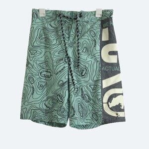 Ecko Unltd mint green board zippo shorts size S